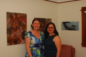 Emilie Broughton Associate Broker and Mayra L. Villa Realtor both at Town Square organized the first of what will be a tri-annul Art Fair.